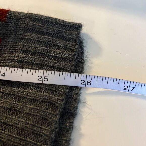 SAY What? hooded long sleeve open front cardigan w/ geometric pattern. SZ small. - Picture 10 of 10